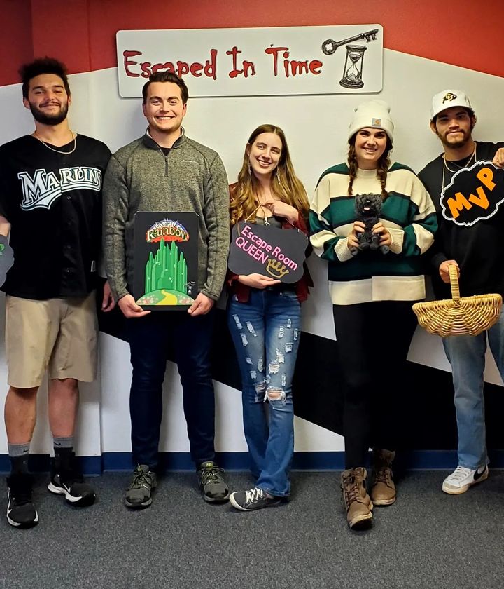 a group of players at our Colorado Springs escape rooms
