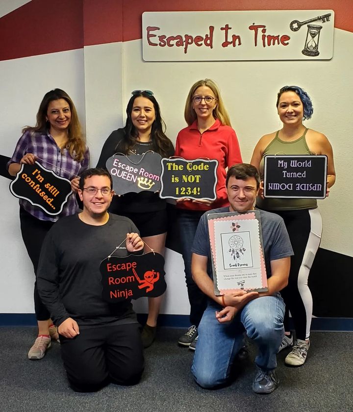 a group of players at our Colorado Springs escape rooms