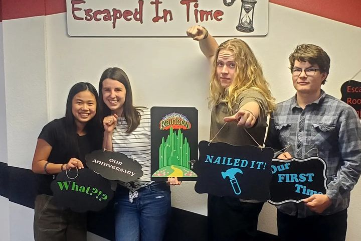 a group of players at our Colorado Springs escape rooms